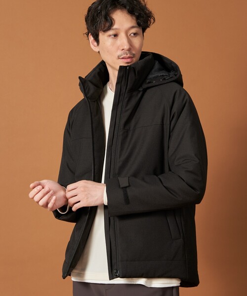 THE SHOP TK （ザ ショップ ティーケー ）の「◆SORONA中綿フードブルゾン 蓄熱／保温／洗える／防風／撥水／ビジネス対応可（その他アウター・メンズ・ダークブラウン/ネイビー系1/グレー系その他/ブラック・03/02/04）」の9枚目の写真