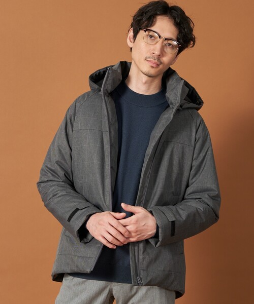 THE SHOP TK （ザ ショップ ティーケー ）の「◆SORONA中綿フードブルゾン 蓄熱／保温／洗える／防風／撥水／ビジネス対応可（その他アウター・メンズ・ダークブラウン/ネイビー系1/グレー系その他/ブラック・03/02/04）」の11枚目の写真