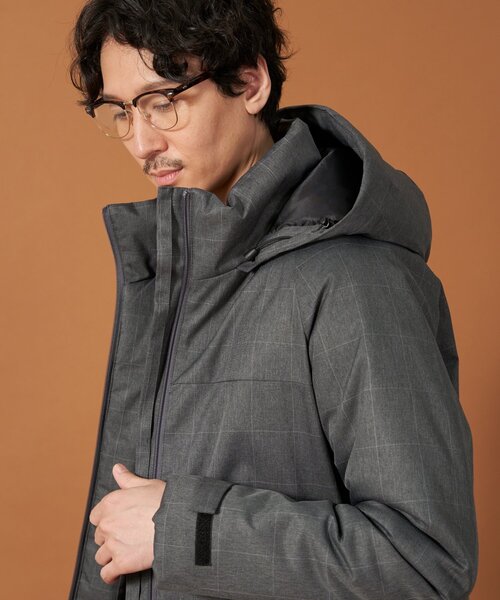 THE SHOP TK （ザ ショップ ティーケー ）の「◆SORONA中綿フードブルゾン 蓄熱／保温／洗える／防風／撥水／ビジネス対応可（その他アウター・メンズ・ダークブラウン/ネイビー系1/グレー系その他/ブラック・03/02/04）」の12枚目の写真