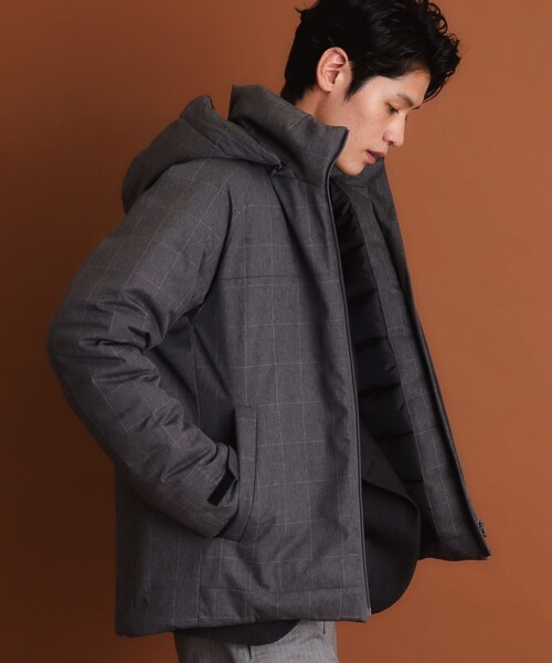 THE SHOP TK （ザ ショップ ティーケー ）の「◆SORONA中綿フードブルゾン 蓄熱／保温／洗える／防風／撥水／ビジネス対応可（その他アウター・メンズ・ダークブラウン/ネイビー系1/グレー系その他/ブラック・03/02/04）」の14枚目の写真