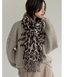 [2024-25 WINTER COLLECTION]レオパード柄マフラー