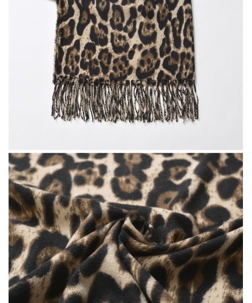 2024-25 WINTER COLLECTION]レオパード柄マフラー（マフラー）｜Re