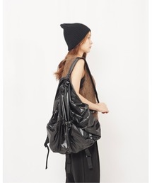 Alt due（オルトデュー）の「【Alt due/オルト デュー】Y2KスタイルギャザーBigバックパック（バックパック/リュック）」