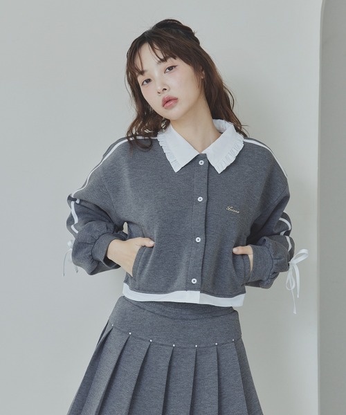 lallana リボンラインダンボールトップス Lallana（ララーナ）の「リボンラインダンボールトップス（T