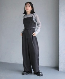 cheriella | 【cheriella】セットアップ ビスチェ付きスラックスワイドパンツ SETUP WITH BUSTIER SLACKS WIDE PANTS(セットアップ)