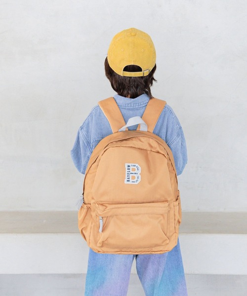 BAYFLOW（ベイフロー）の「[機能性抜群☆] DAY PACK (KIDS)（バックパック/リュック・キッズ・ブラック/パープル/ピンク/ブルー/グレー/ミント/ベージュ・FREE）」の4枚目の写真