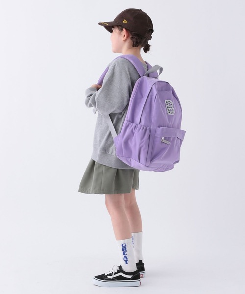 BAYFLOW（ベイフロー）の「[機能性抜群☆] DAY PACK (KIDS)（バックパック/リュック・キッズ・ブラック/パープル/ピンク/ブルー/グレー/ミント/ベージュ・FREE）」の8枚目の写真