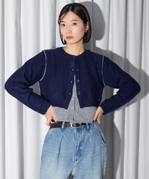 leimn | レイヤードニットカーディガン(ニット/セーター)