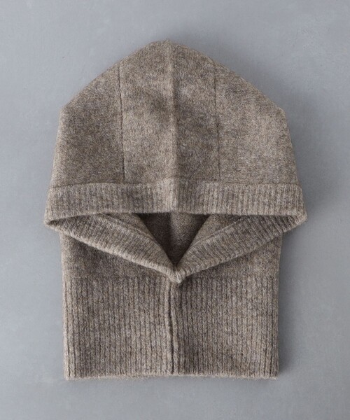 UNITED ARROWS（ユナイテッドアローズ）の「ヤク ヘアリー バラクラバ（マフラー・メンズ・ダークグリーン/グレー/ブラック/ベージュ・FREE）」の9枚目の写真