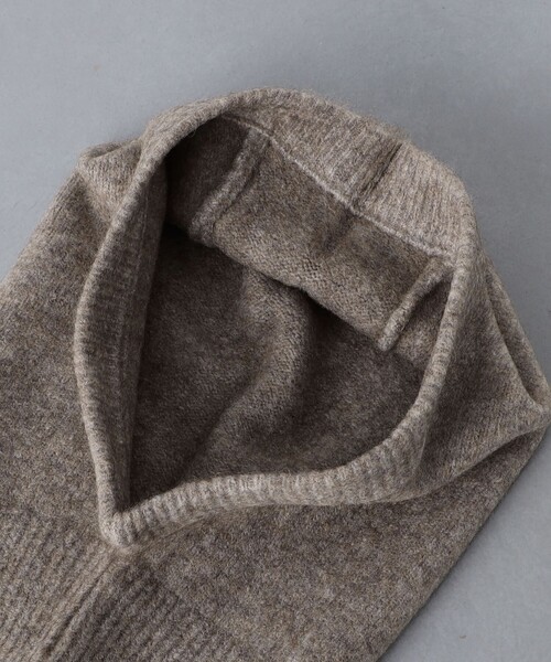 UNITED ARROWS（ユナイテッドアローズ）の「ヤク ヘアリー バラクラバ（マフラー・メンズ・ダークグリーン/グレー/ブラック/ベージュ・FREE）」の10枚目の写真