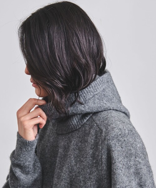 UNITED ARROWS（ユナイテッドアローズ）の「ヤク ヘアリー バラクラバ（マフラー・メンズ・ダークグリーン/グレー/ブラック/ベージュ・FREE）」の20枚目の写真