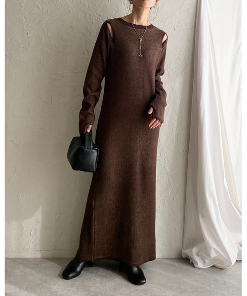 セール】オープンショルダー肩あき長袖フィンガーホールリバーシブル