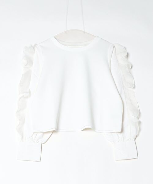 “かぐれ”フリルスリーブプルオーバー・オフホワイト・未使用品 かぐれ｜フリルスリーブプルオーバー | Rakuten Fashion(楽天