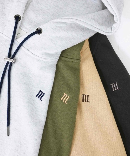n'OrLABEL（ノアールレーベル）の「『ロゴ刺繍デザインフーディー』（パーカー・レディース・ブラック/ベージュ/ライトグレー/カーキ・FREE）」の19枚目の写真