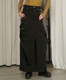 カーゴポケットマキシスカート / Cargo Pocket Maxi Skirt