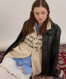 MUHET | ロゴドライバーズニット(ニット/セーター)