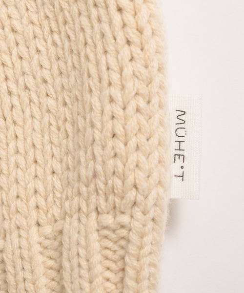 ロゴドライバーズニット（ニット/セーター）｜MUHET（ミュエータ）