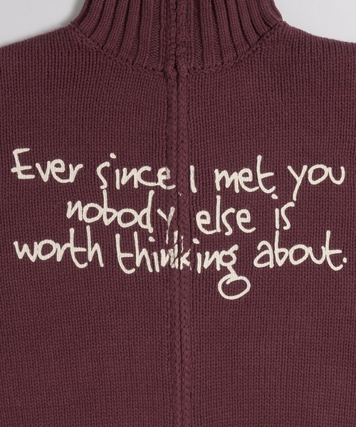 ロゴドライバーズニット（ニット/セーター）｜MUHET（ミュエータ）