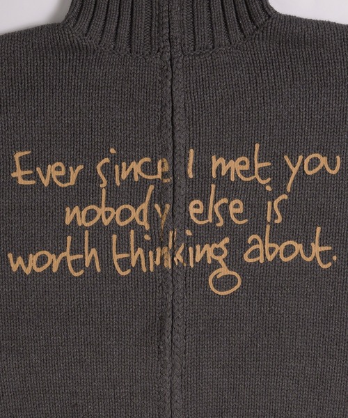 ロゴドライバーズニット（ニット/セーター）｜MUHET（ミュエータ）