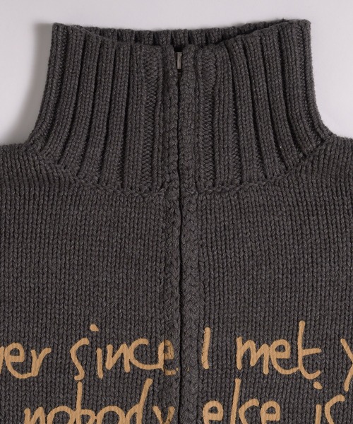 ロゴドライバーズニット（ニット/セーター）｜MUHET（ミュエータ）