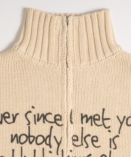 ロゴドライバーズニット（ニット/セーター）｜MUHET（ミュエータ）