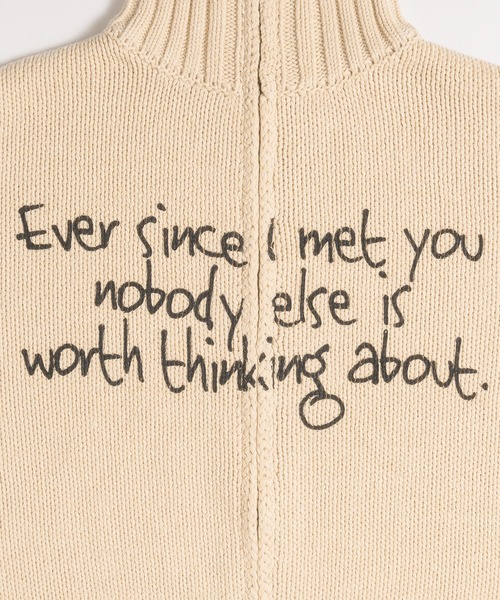 ロゴドライバーズニット（ニット/セーター）｜MUHET（ミュエータ）