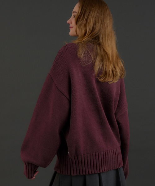 ロゴドライバーズニット（ニット/セーター）｜MUHET（ミュエータ）