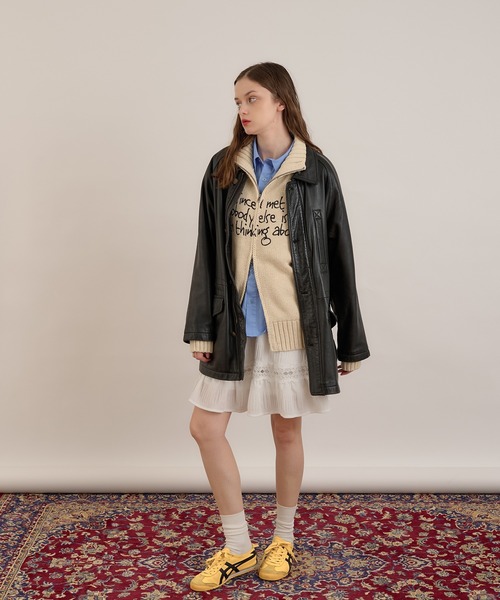 ロゴドライバーズニット（ニット/セーター）｜MUHET（ミュエータ）