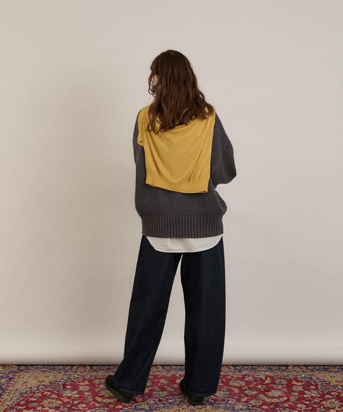 ロゴドライバーズニット（ニット/セーター）｜MUHET（ミュエータ）