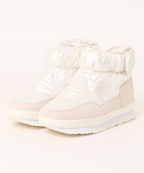 Parade（パレード）の「【RUBBER DUCK】SPORTY SNOWJOGGER NYLON（ラバーダック スポーティ スノージョガー ナイロン）（ブーツ・レディース・ブラック/オフホワイト・37/38/39/40/36）」の2枚目の写真