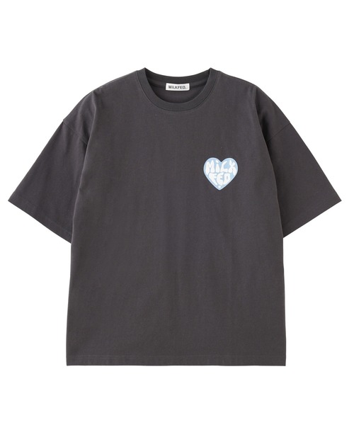 MILKFED.（ミルクフェド）の「HEART LOGO WIDE S/S TEE（Tシャツ/カットソー・レディース・ホワイト/ライトグリーン/チャコール・ONE SIZE）」の13枚目の写真