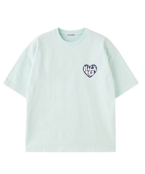 MILKFED.（ミルクフェド）の「HEART LOGO WIDE S/S TEE（Tシャツ/カットソー・レディース・ホワイト/ライトグリーン/チャコール・ONE SIZE）」の15枚目の写真