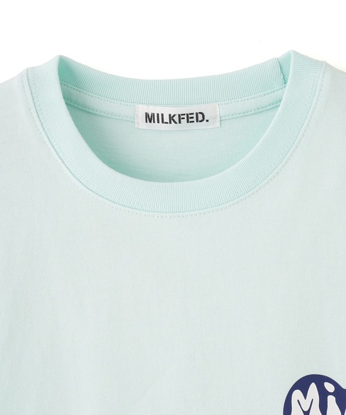 MILKFED.（ミルクフェド）の「HEART LOGO WIDE S/S TEE（Tシャツ/カットソー・レディース・ホワイト/ライトグリーン/チャコール・ONE SIZE）」の17枚目の写真