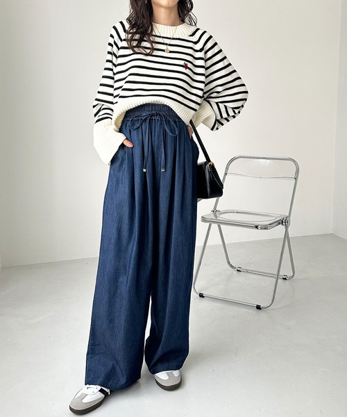 タイトデニムパンツ　オシャレ自由自在♡年中使えるスタイリッシュコーデ⭐︎ minako_1027｜THE SHINZONEのデニムパンツを使った