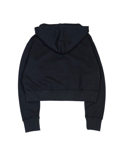 MILKFED. パーカー EMBROIDERED BAR SWEAT HOODIE レディース