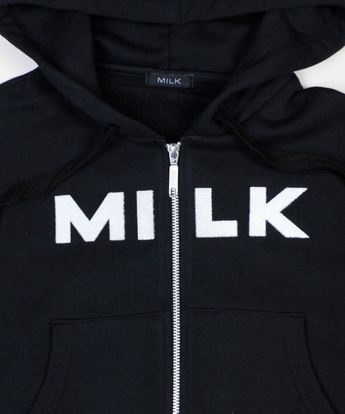 MILK(ミルク)の「ビーズ ロゴ パーカー(パーカー・レディース・D/C/B/A・FREE)」の6枚目の写真