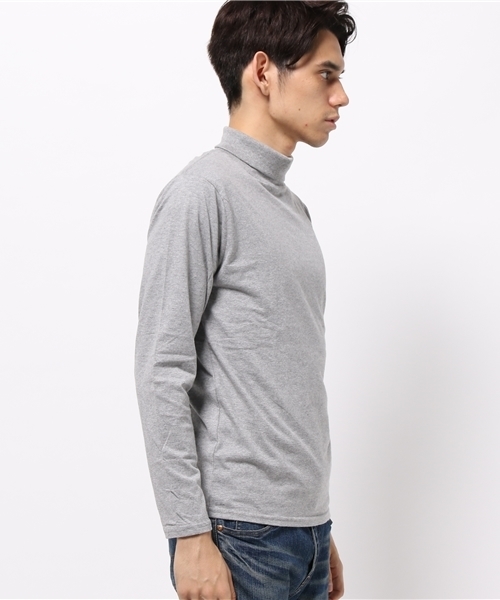 CIAOPANIC TYPY（チャオパニックティピー）の「インナータートルネックプルオーバー（Tシャツ/カットソー・メンズ・ネイビー/ホワイト/グレー・LARGE/SMALL/MEDIUM）」の6枚目の写真