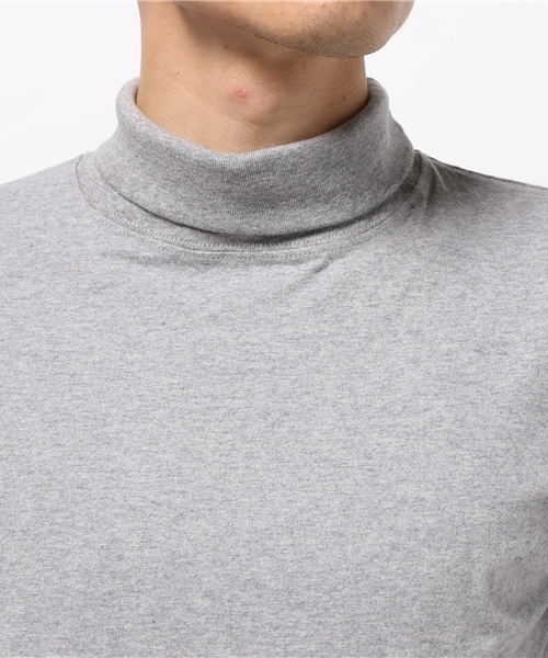 CIAOPANIC TYPY（チャオパニックティピー）の「インナータートルネックプルオーバー（Tシャツ/カットソー・メンズ・ネイビー/ホワイト/グレー・LARGE/SMALL/MEDIUM）」の8枚目の写真