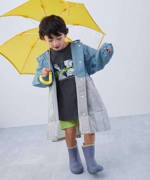 devirock（デビロック）の「下駄箱に入る 軽量レインブーツ（レインシューズ・キッズ・ブルー系1/ラベンダー/サックスブルー系・15.0cm/16.0cm/17.0cm/18.0cm/19.0cm/20.0cm/21.0cm/22.0cm）」の4枚目の写真