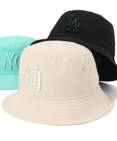 MLB バケットハット クリーム色　最安値！！ MLB バケットハット クリーム色 最安値！！ NEW ERA 最大52%☆8