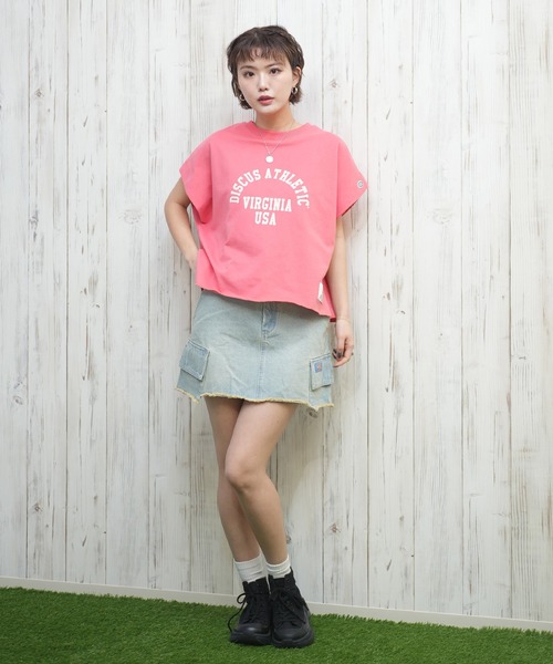 Dickies（ディッキーズ）の「Dickies/ディッキーズ デニムミニスカート 81120300（デニムスカート・レディース・ライトインディゴブルー/インディゴブルー/ダークインディゴブルー・S/M）」の19枚目の写真