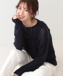 SHOO・LA・RUE｜シューラルーのニット/セーター（ブルー・ネイビー  
