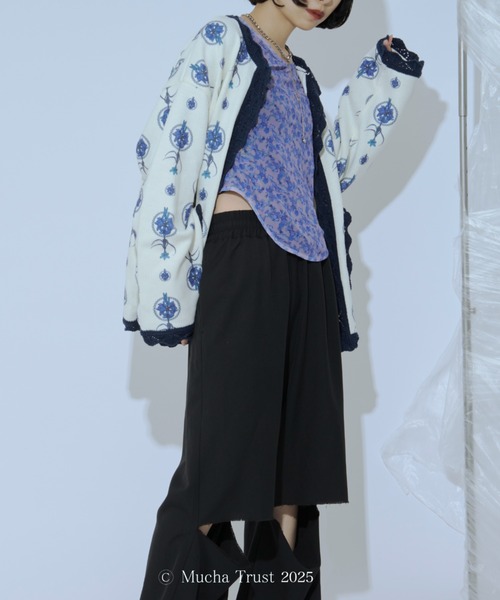 Ezick（エジック）の「【Ezick×MUCHA】ニットカーディガン（カーディガン/ボレロ・レディース・ブルー/グリーン・FREE）」の10枚目の写真