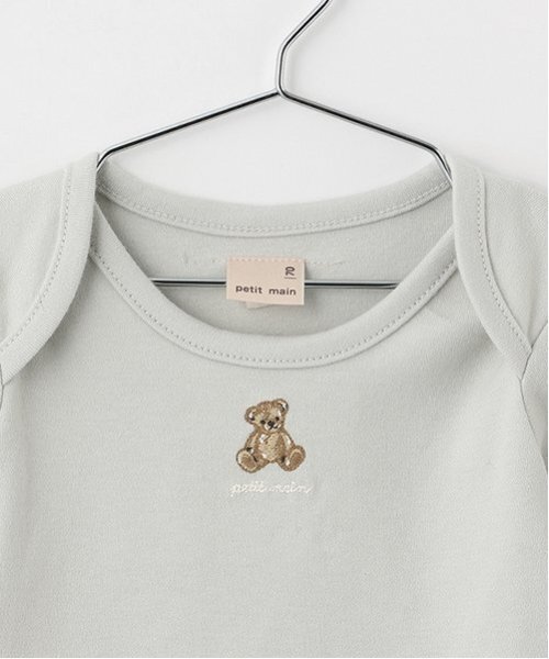 petit main(プティマイン)の「【GOODPRICE】長袖ロンパース(ロンパース・キッズ・ライトグリーン/アイボリー/ブラック/ベージュ/ライトピンク/オフホワイト・80cm/70cm)」の10枚目の写真