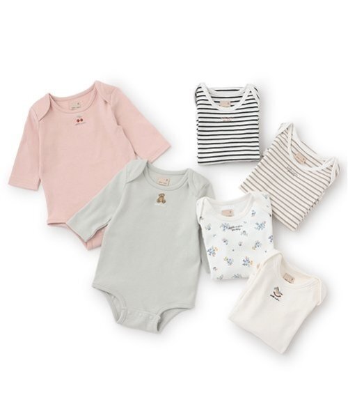 petit main(プティマイン)の「【GOODPRICE】長袖ロンパース(ロンパース・キッズ・ライトグリーン/アイボリー/ブラック/ベージュ/ライトピンク/オフホワイト・80cm/70cm)」の17枚目の写真