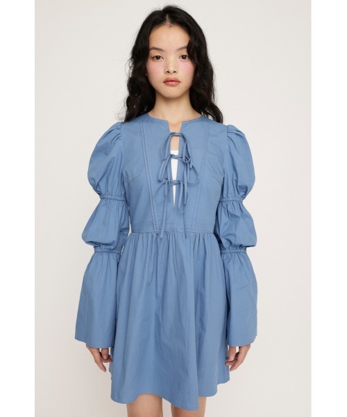 限定商品♪【HOBBS】上品ツヤ感☆パフスリーブワンピース tack puffsleeve onepiece – BUNNY APARTMENT
