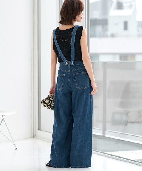 JOURNAL STANDARD relume(ジャーナルスタンダード レリューム)の「《追加》サスペンダーデニム(デニムパンツ・レディース・ブルー系その他・38/36)」の6枚目の写真