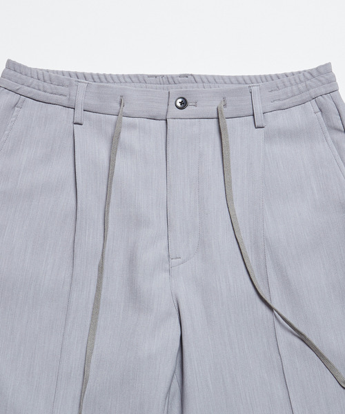 MEN'S MELROSE(メンズメルローズ)の「TRダブルクロスクリースステッチテーパードパンツ(スラックス・メンズ・ブラック/カーキ/ライトグレー・2/3/4)」の8枚目の写真