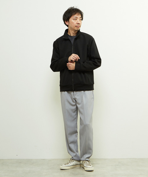 MEN'S MELROSE(メンズメルローズ)の「TRダブルクロスクリースステッチテーパードパンツ(スラックス・メンズ・ブラック/カーキ/ライトグレー・2/3/4)」の19枚目の写真
