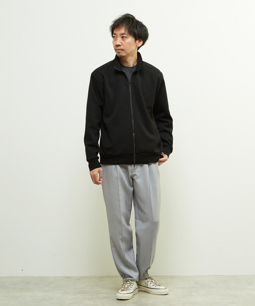 MEN'S MELROSE(メンズメルローズ)の「TRダブルクロスクリースステッチテーパードパンツ(スラックス・メンズ・ブラック/カーキ/ライトグレー・2/3/4)」の20枚目の写真